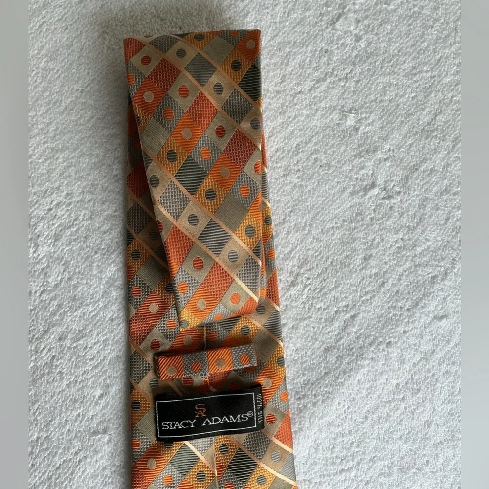 Stacy Adams Multicolor Checkered Tie